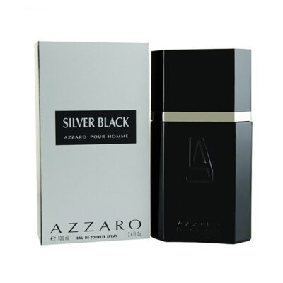 ادکلن مردانه آزارو مدل Silver Black حجم 100 میلی لیتر