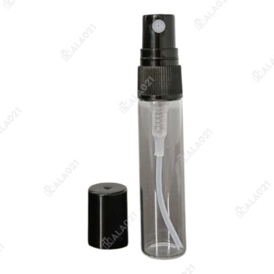 شیشه عطر 5 میل درب والف مشکی - Image 5