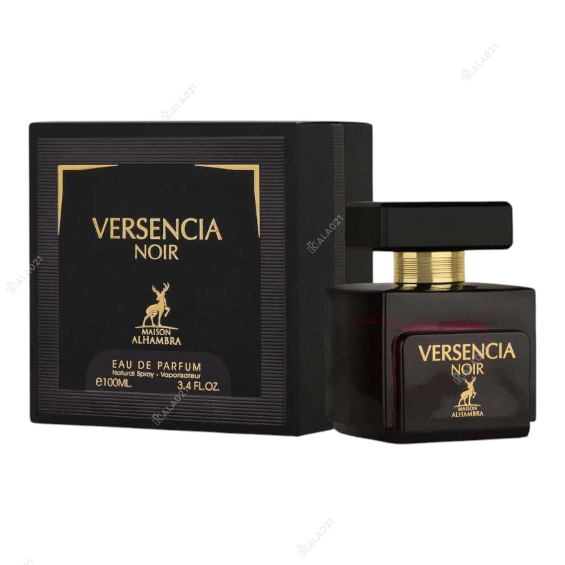 عطر ادکلن ورساچه مشکی الحمبرا Versencia Noir حجم 100 میل - Image 3
