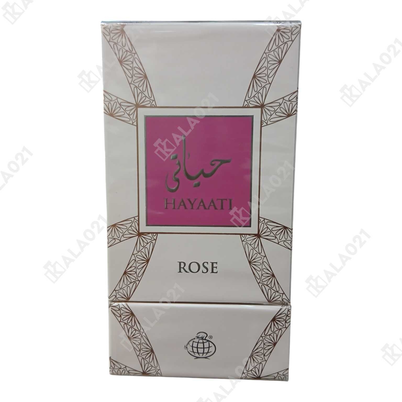 ادکلن حیاتی صورتی رز Rose 100 میل فرگرانس